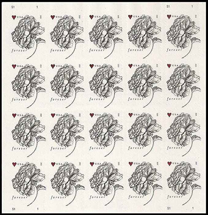 2015 Vintage Rose Forever Stamps