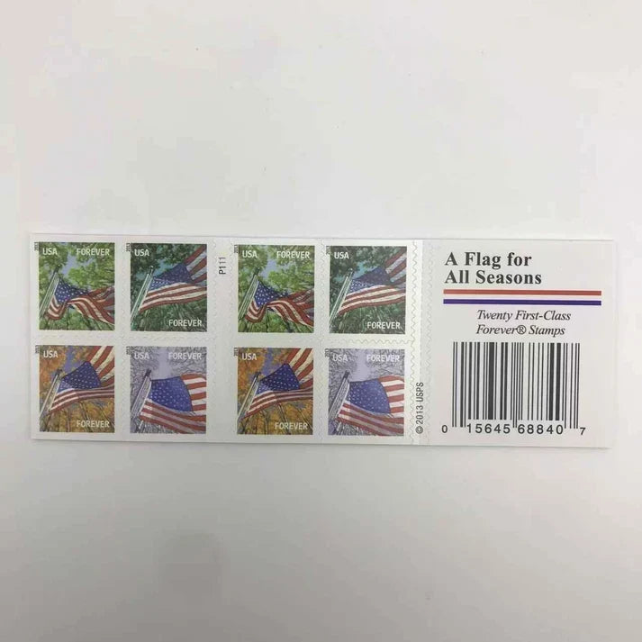 2013 A Flag for All Seasons Forever Stamps