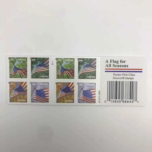 2013 A Flag for All Seasons Forever Stamps